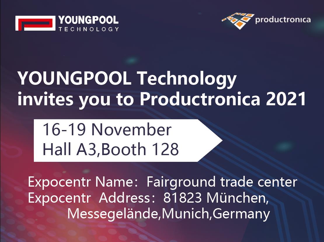 YOUNGPOOL Technology ti invita a Productronica 2021