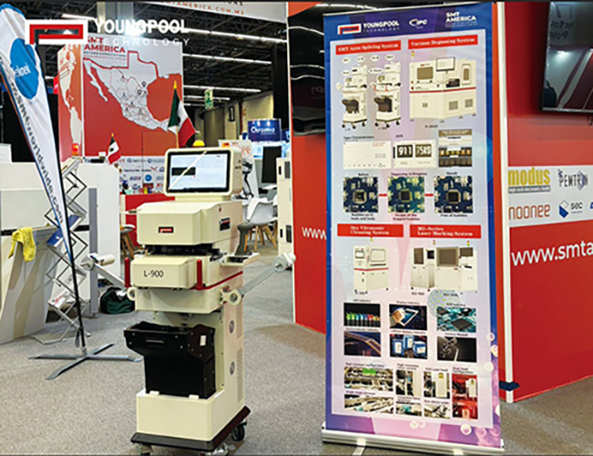 La tecnologia Youngpool brilla alla fiera SMTA MEXICO, il sistema di giunzione L-900 attira l'attenzione